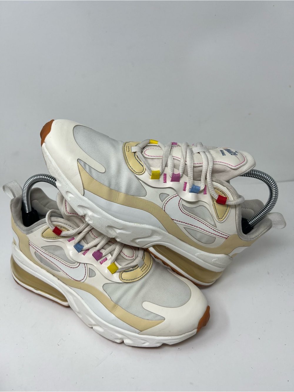 Womens Nike Air Max 270 React Pale Ivory LA Edition Shoes CQ0208-101 Size 7